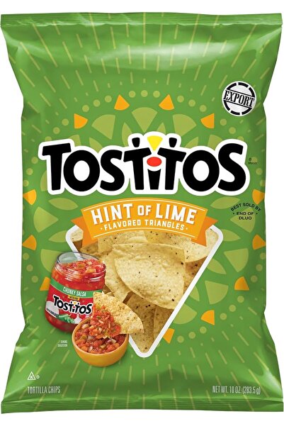 Tostitos رقائق التورتيلا بنكهة الليمون، 283 جرام (للتصدير)