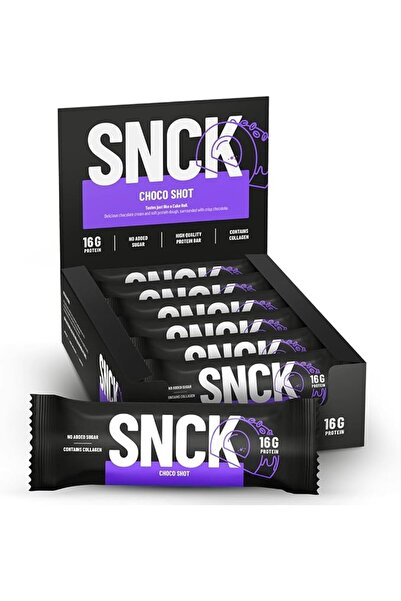 Snck Protein Bar, Healthy Snack Alternative, Low Sugar Treat - Choco Shot