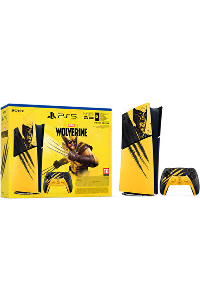 Sony PlayStation 5 Ediția Digitală (PS5) Slim, 825GB, Ediție Limitată Marvel'...