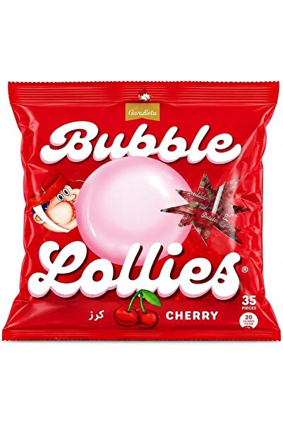 Gandour BUBBLE LOLLIES CHERRY 40X9G