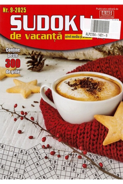 ALIAS PUBLISHING Sudoku de vacanta Nr.9 din 2025