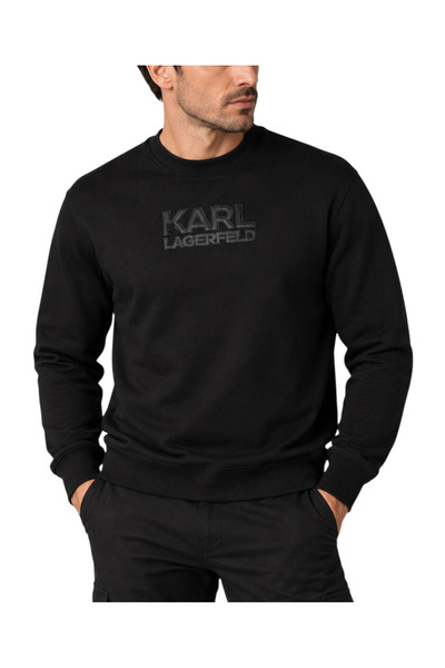 Karl Lagerfeld Ανδρικό Φούτερ Μαύρο 705074 564953-990
