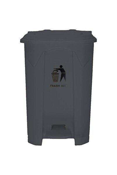 ALKANZ 68L Plastic Pedal Waste Bin with Lid, Grey