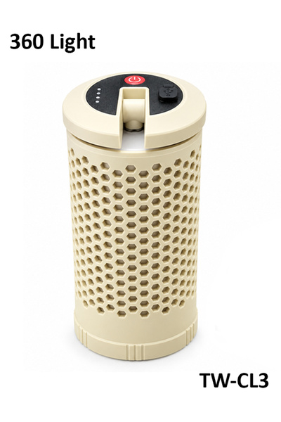 Generic 360° LED Telescopic Camping Light TW-CL3, Portable USB Rechargeable Lantern with Adjustable Head