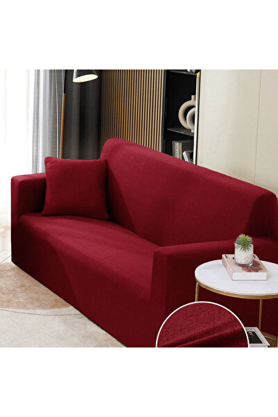 JOJO HOME Husa elastica moderna pentru canapea 2 locuri, poliester / spandex,...