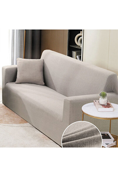 JOJO HOME Husa elastica moderna pentru canapea 2 locuri, poliester / spandex,...