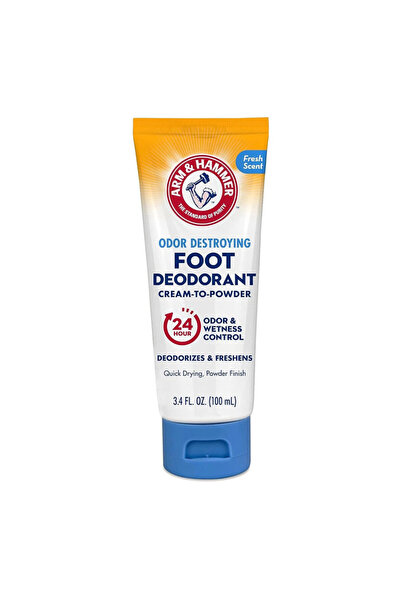 Arm&Hammer Arm & Hammer Cremă Deodorantă pentru Picioare, Formulă cu Uscare R...