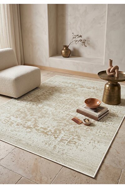 Thalia Home Kaymaz Taban Yıkanabilir Kalın Dokulu Halı & Yolluk & Mutfak Halısı