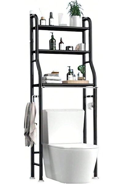 GENERAL 3-Layer Toilet Storage Rack – Bathroom Shelf Organizer, Easy to Assemble