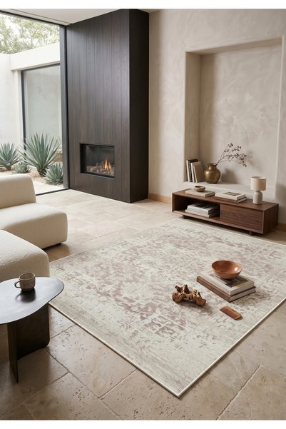 Thalia Home Kaymaz Taban Yıkanabilir Kalın Dokulu Halı & Yolluk & Mutfak Halısı