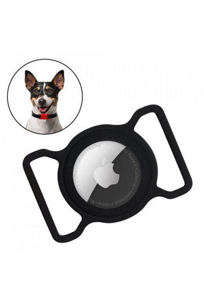 Type-C Husa Apple Airtag pentru zgarda caine , TYPEC , negru