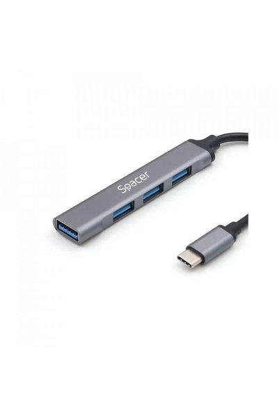 SPACE&R Hub extern USB-C, din aluminiu