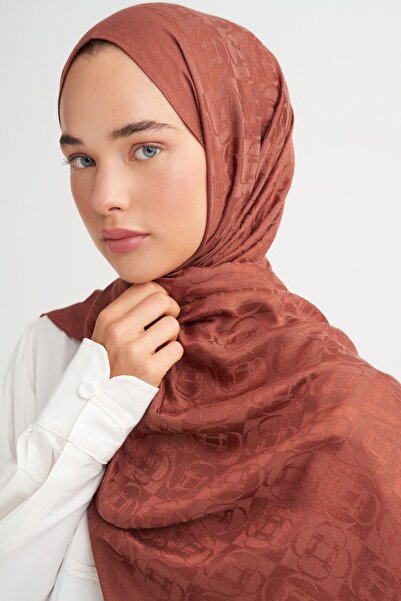 carell Noire pattern liora cotton shawl tile