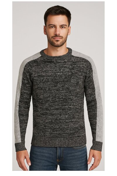 Gos Collection Πλεκτή μπλούζα, Σύνθεση: 30% ΜΑΛΛΙ-70% ΑΚΡΥΛΙΚΟ μαύρο