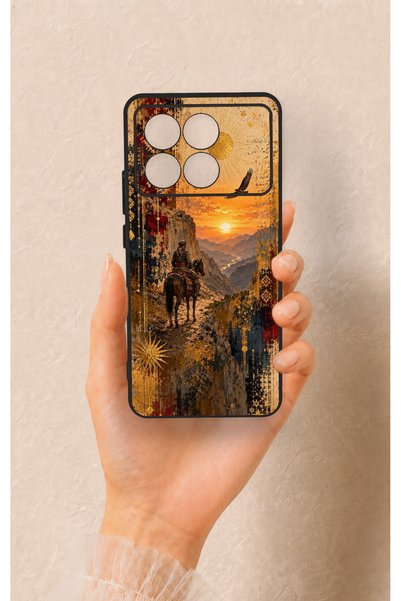 Vip Case حافظة سيليكون منقوشة متوافقة مع هاتف Poco X6 Pro