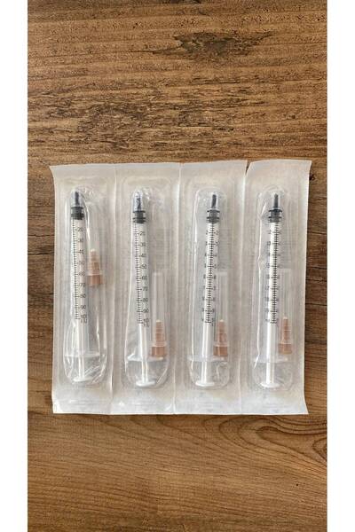 Berika 1 ML ŞIRINGA(100 ADET) KAHVERENGİ 26G 13MM (STERİL)