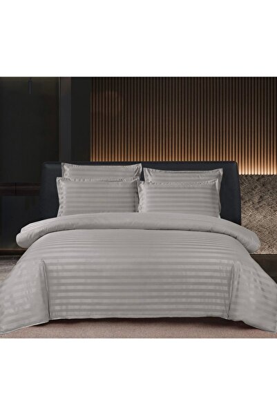Truva Home Lenjerie de Pat Dublu, Damasc Premium | 6 Piese | Cearceaf Pat 230...