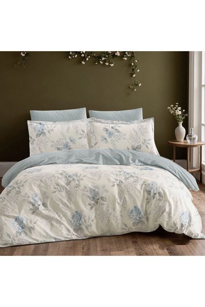Pazar Home Bedding كيس لحاف بازار هوم ليا قطني مشجر نفرين 6 قطع 260 × 240 سم.