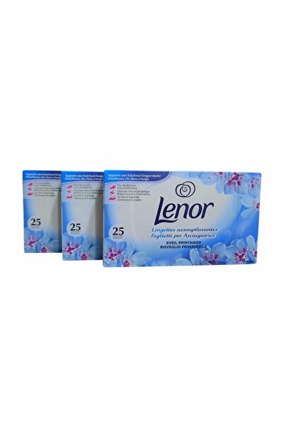 lenor Set 3 x foi de uscător parfumate Spring Awakening, 25 bucăți