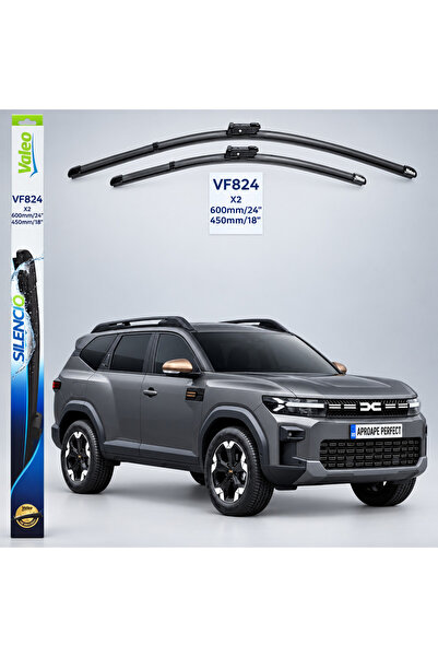 VALEO Ștergătoare Dacia Bigster 2024 |   Silencio Xtrm VF824 |   Set frontal ...