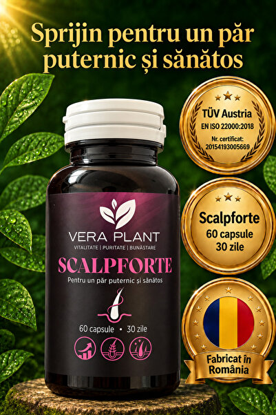 veraplant Vera Plant Scalpforte, supliment alimentar pentru un par sanatos, 6...