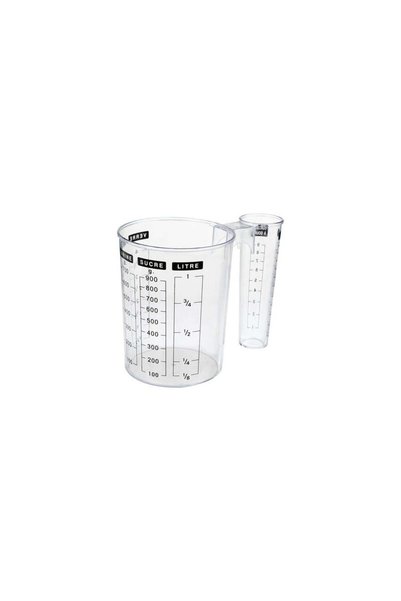 Aria Trade Πλαστική Κανάτα Μεζούρα Χωρητικότητας 1000ml, 18.8x14.4x11.5 εκ.