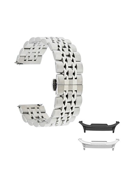 VD VERY DREAM Curea metalică, compatibilă cu Samsung Galaxy Watch8 Classic 46mm, Argintiu