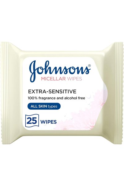 Johnson & Johnson Johnson’s Micellar Wipes, Extra Sensitive, for All Skin Typ...