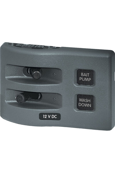 Blue Sea Systems WeatherDeck® 12V DC Su Geçirmez Sigorta Paneli 2'li 4303