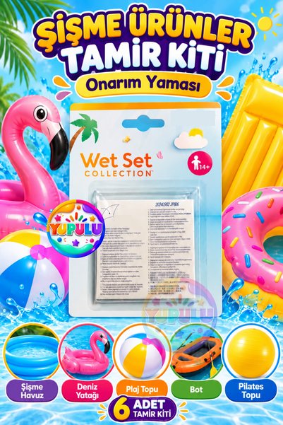 YUPULU Şişme Ürünler Tamir Kiti Onarım Yaması 6 Parça Bant | Şişme Yatak Bot ...