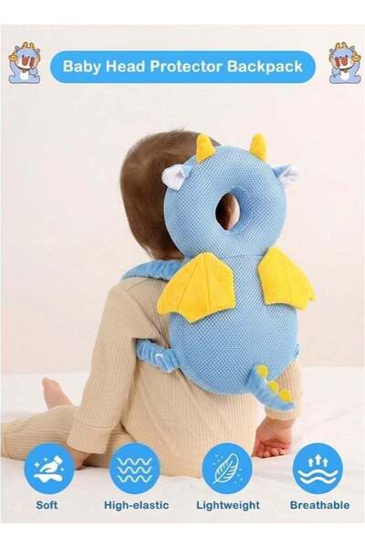 Vinnatsu Baby Head Protector Backpack, Soft Fall Cushion Padded Back Harness ...