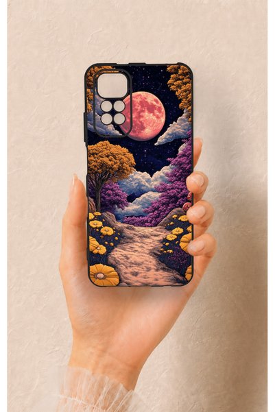Vip Case Redmi Note 11S Compatible Magical Forest Pattern Silicone Case