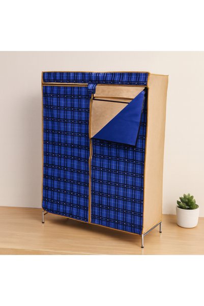 ELİSY Portatif Metal İskelet Bez Gardrop 42x106x150 cm