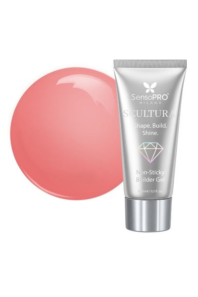 SensoPRO Milano Полигел СКУЛТУРА Незалепващ - Passion Glow, 30мл