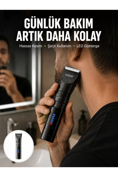 Erkek Saç Ve Sakal Kesme Makinesi – Su Geçirmez, Sessiz Motorlu Yeni Nesil