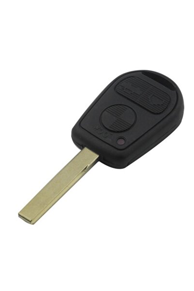 TOPAUTOCHEI Carcasă cheie BMW cu 3 butoane și LED roșu