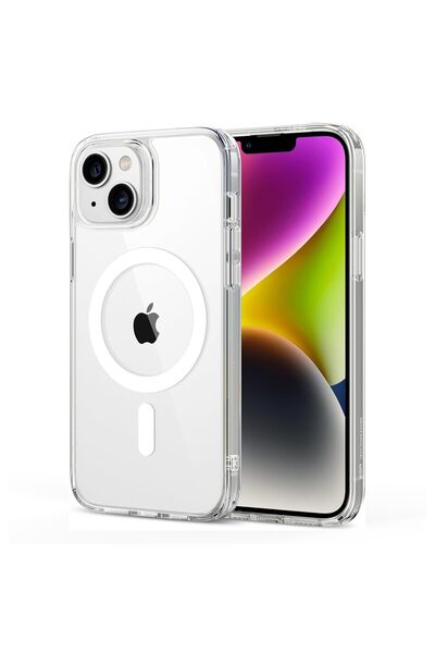 ESR حافظة آيفون 14 بلس، متوافقة مع MagSafe، حماية عسكرية المستوى ضد الصدمات