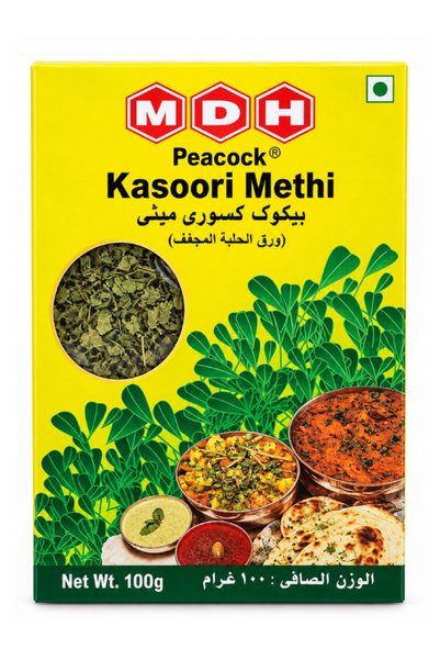 MHD Kasoori Methi MDH Peacock Dried Fenugreek Leaves 100 g