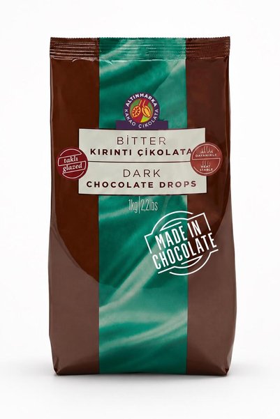 Altınmarka Bitter Kırıntı Parça Çikolata (Parlak) 1 Kg