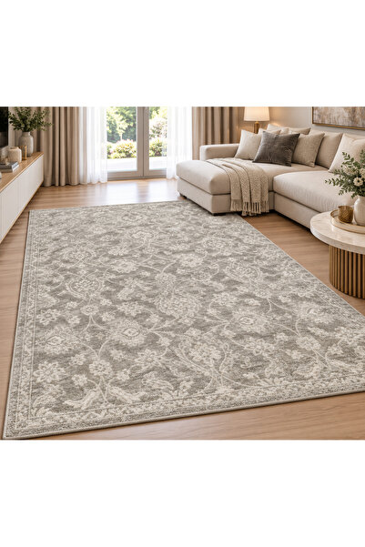 DeltaDesign Covor Floral Living/Dormitor, Model Opus 54262/570, Crem
