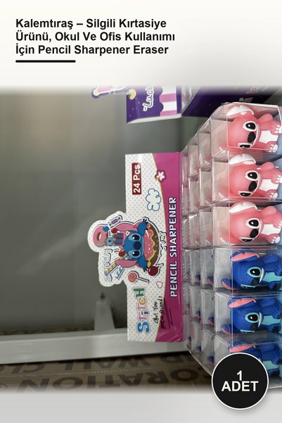 Yenilig 1 Adet Kalemtıraş – Silgili Kırtasiye Ürünü, Okul Ve Ofis Kullanımı İçin Pencil Sharpener Eraser