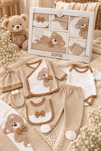 Zaziko Kids Baby Boy Teddy Bear Embroidered Newborn Hospital Discharge 10-Pie...