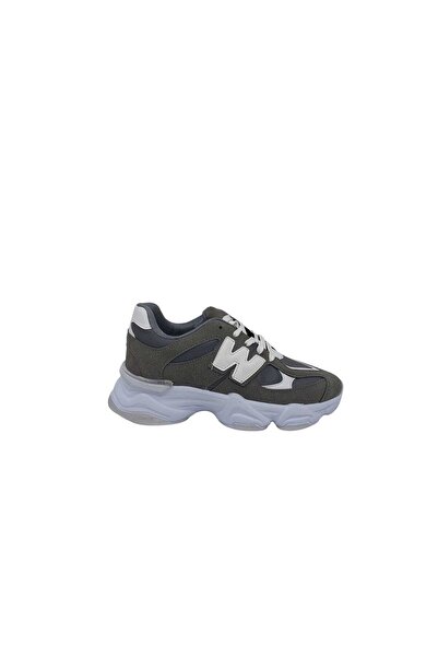 Zerhan 7040 Unisex Smoked Laced Thick Sole Sports Shoes