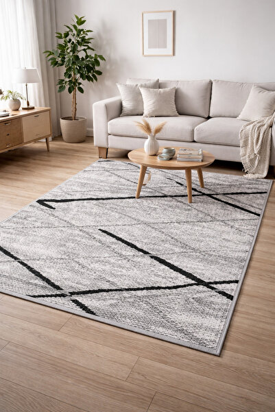 DeltaDesign Covor Living/Dormitor, Model16430-168, Dreptunghiular, Gri