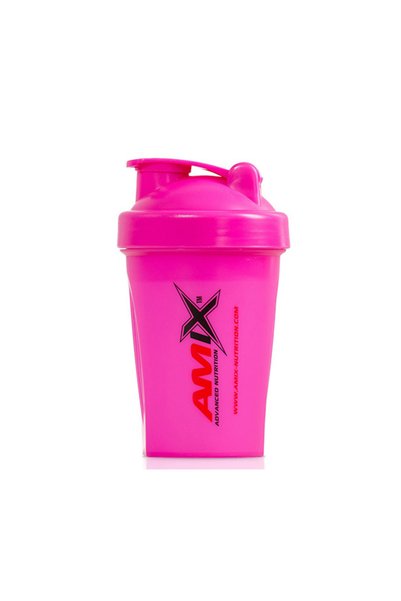 AMIX MiniShaker Color - Shaker pentru Proteine, Roz, 400 ml