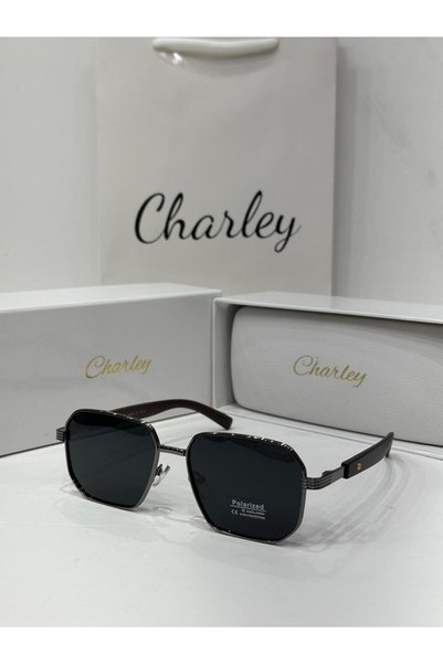 Generic Brand Charley Men's Luxury Black Metal Frame Polarized Lens Sunglasse...