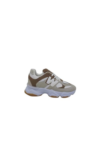 Zerhan 7040 Unisex Mink Laced Thick Sole Sports Shoes