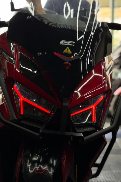 Banxtre Ready Cut Headlight Design Headlight Colorization Sticker for Daytime...