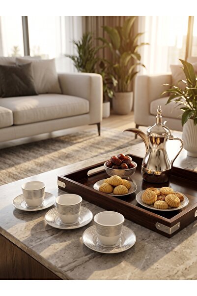 Generic Glass Tea Cups and Coffee Mugs with Saucers Set Elegant Design Serving Cups for High-End Dining Experiences