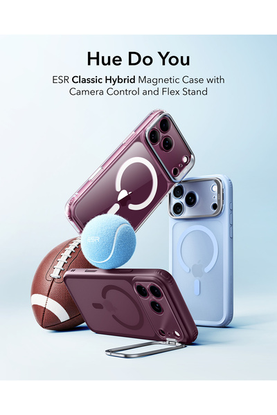 ESR Apple iPhone 18 Pro/17 Pro Classic Hybrid Magsafe Stand Case
